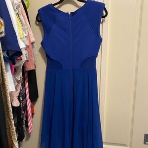 Royal blue dress
